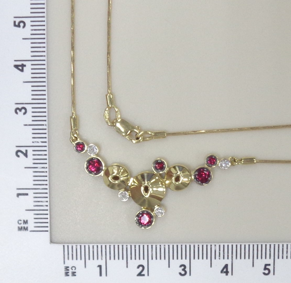 10712-000232 Колье (Au 585)